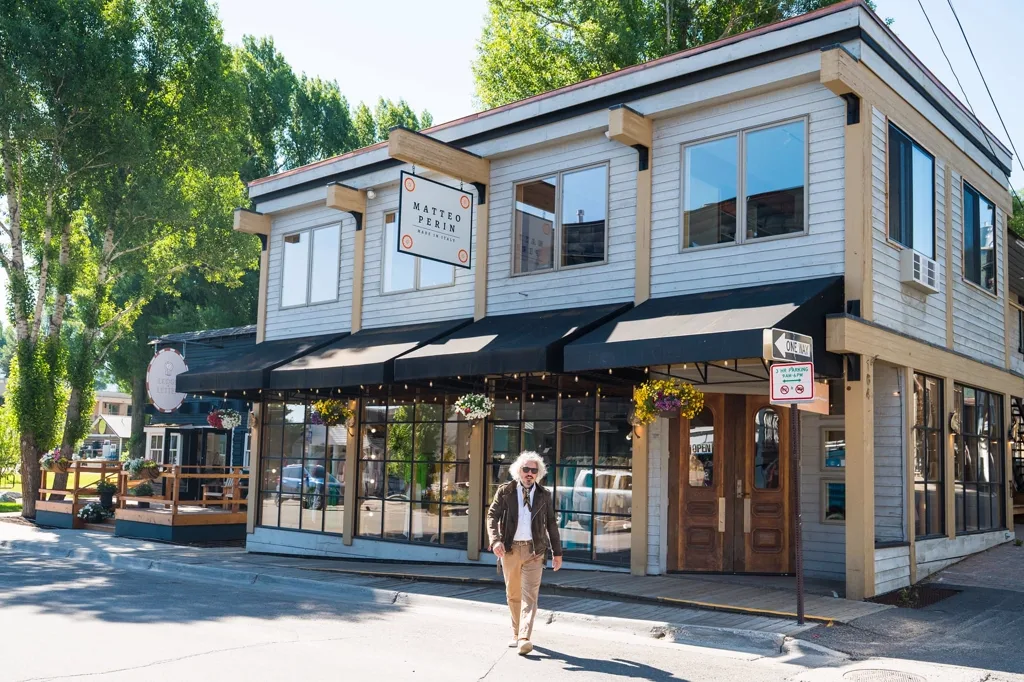The Matteo Perin — Made in Italy storefront in Jackson, Wyoming