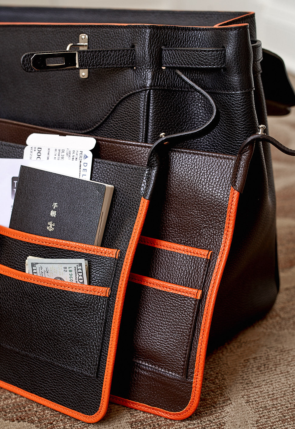 "COMO" Jetset Bag in Calfskin