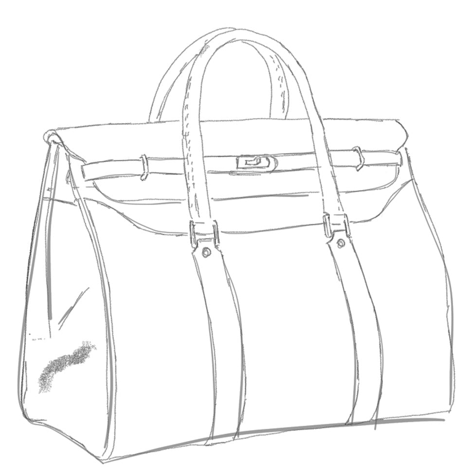 "COMO" Jetset Bag in Calfskin